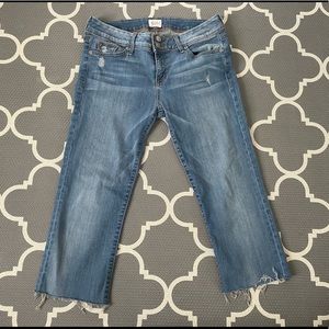 Hudson Ginny Crop Straight Leg Jeans Size 29 in EUC